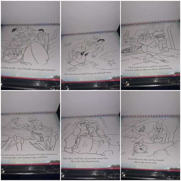 Special Edition The Little Mermaid  Storybook Paint N’play  Vintage 2006 New - Picture 8 of 10